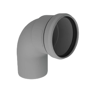 Burgerhout Twinline PP rookgas bocht 100mm 90° 400452140 kopen? | CVketel.nl