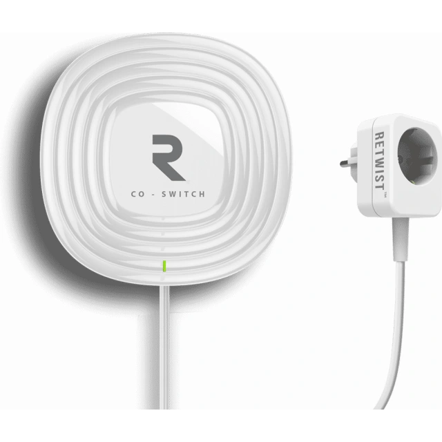 Retwist CO-switch koolmonoxidemelder inclusief montageplaat en schakelstekker 587.1/F