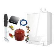 Intergas HReco 24 CW3 + Renovatie pakket + Comfort Touch Zwart + Dakdoorvoer | CVketel.nl