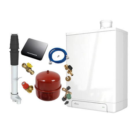 Intergas HReco 24 CW3 + Renovatie pakket + Comfort Touch Zwart + Dakdoorvoer | CVketel.nl