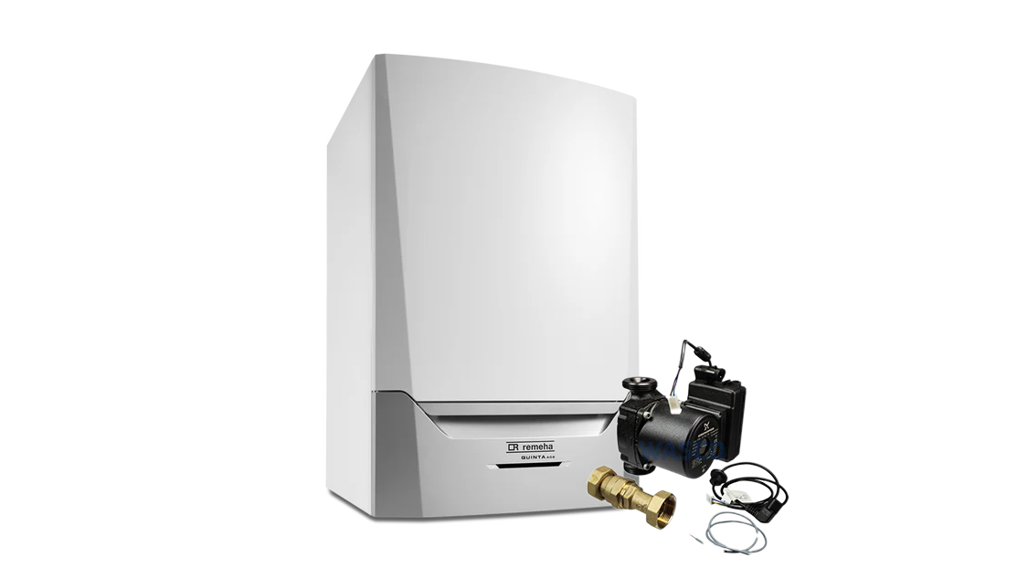 Remeha Quinta Ace 45 HR Soloketel 8,0 - 40,8 kW met Remeha modulerende pomp tbv Quinta Pro / Ace 45/65